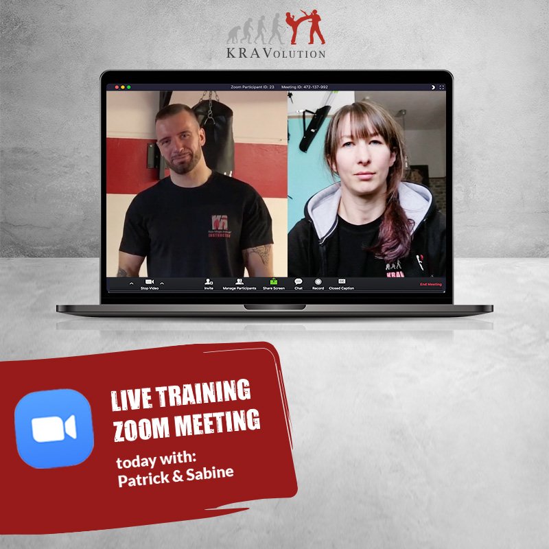 Live Krav Maga Training mit Patrick und Sabine